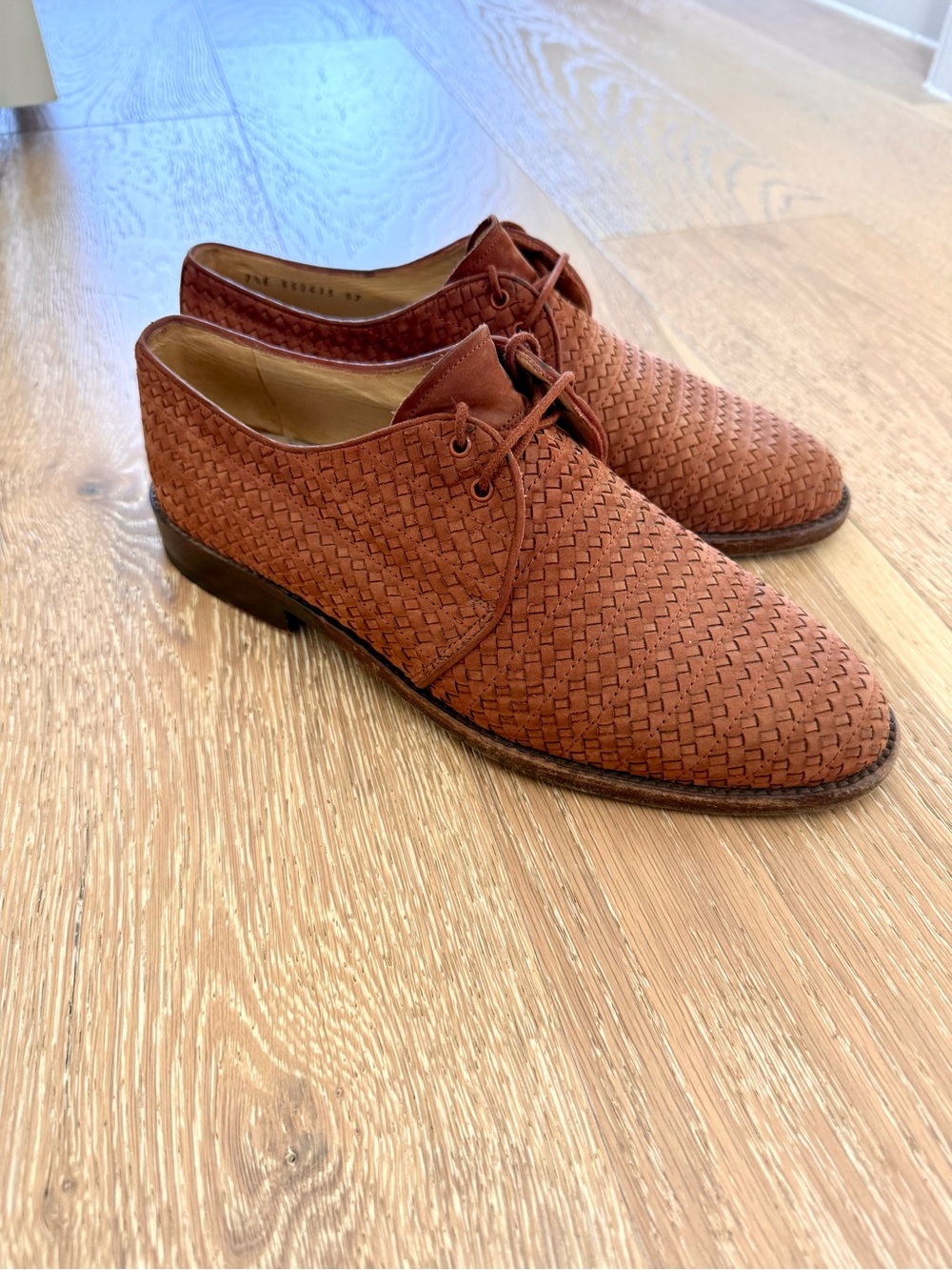 Bally Men's Woven Leather Chukka Boots - Rust